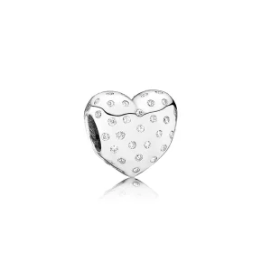 Charm Pandora 791241CZ - Charm Coeur Strass Femme (image pour) Charm Pandora 791241CZ - Charm Coeur Strass Femme