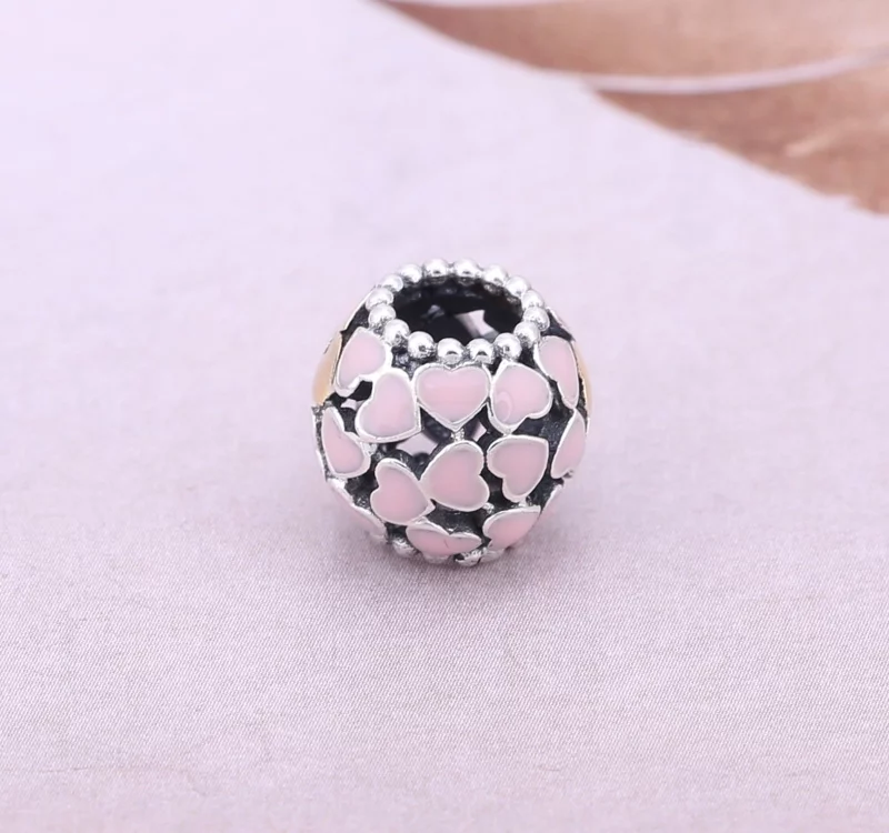 (image pour) Charm Pandora 791283EN40 - Charm Coeur Argent Femme - Afficher 2