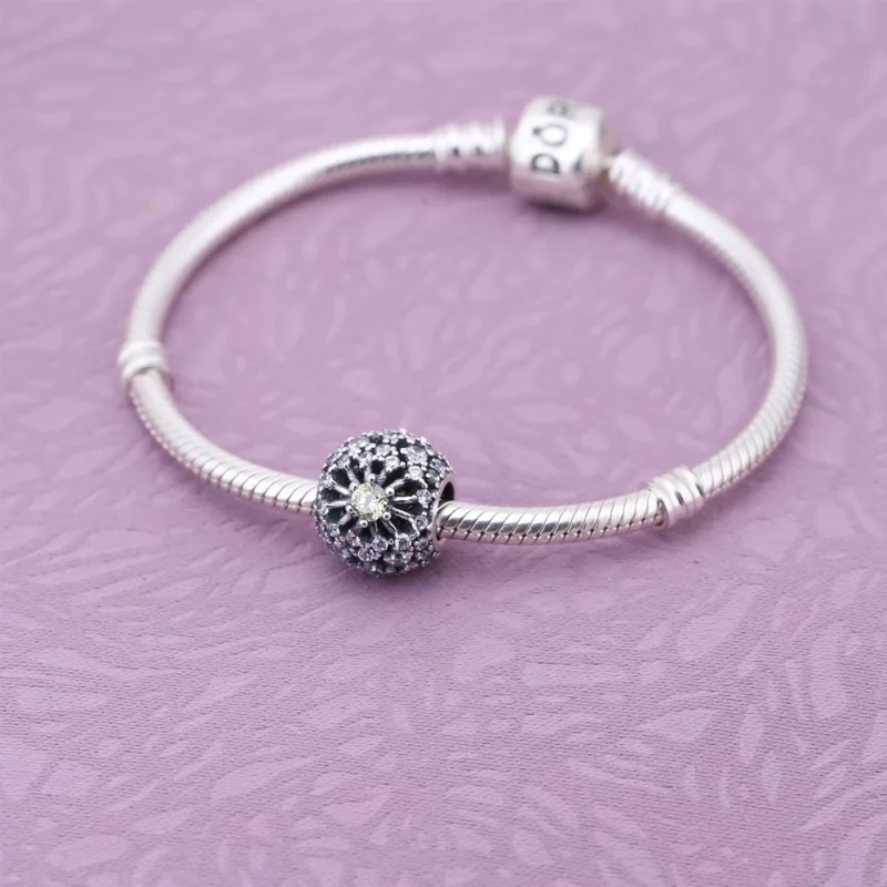 (image pour) Charm Pandora 791370CCZ - Charm Eclat Intérieur Ajouré - Afficher 2