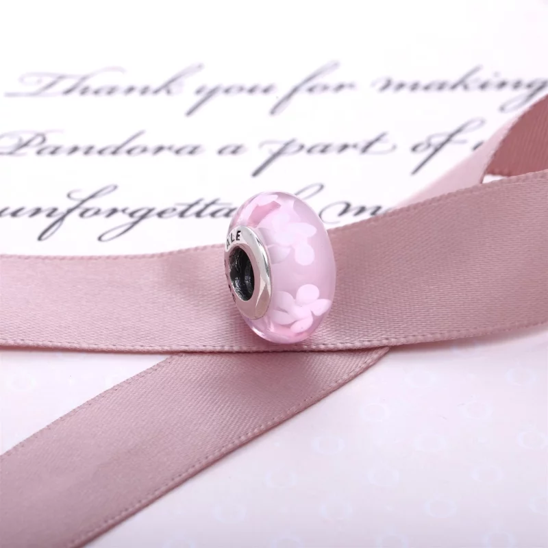 (image pour) Charm Pandora 791653 - Charm Murano Roses Rétro Femme - Afficher 3