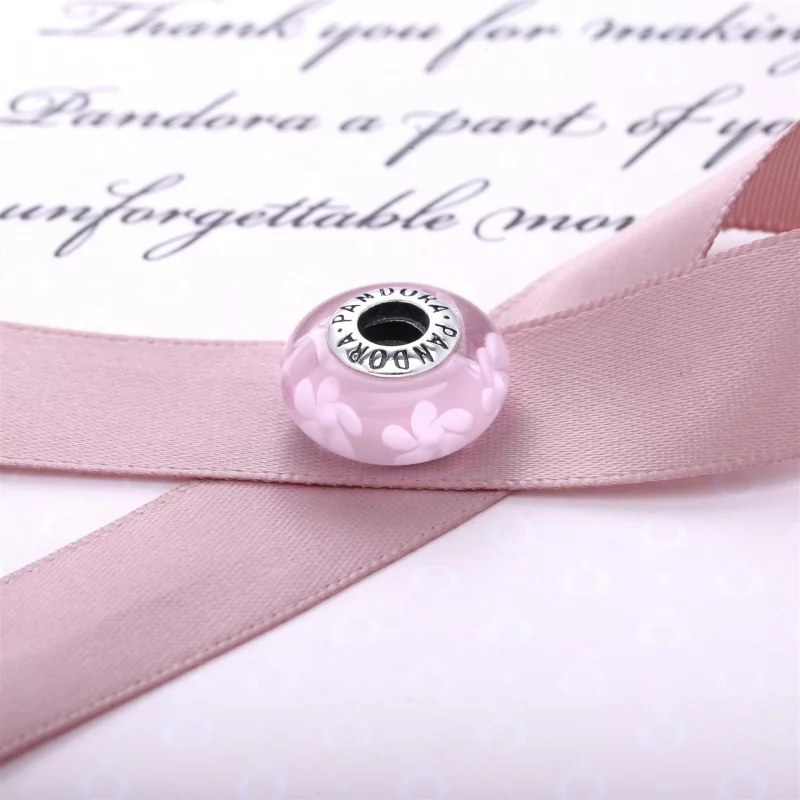 (image pour) Charm Pandora 791653 - Charm Murano Roses Rétro Femme - Afficher 5