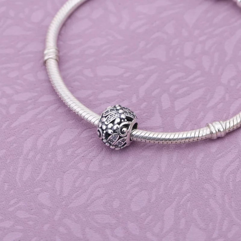 (image pour) Charm Pandora 791733CZ - Charm Prairie de Libellules Ajourée - Afficher 2