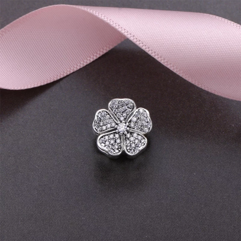 (image pour) Charm Pandora 791831NBP - Charm Fleur De Pommier Scintillante Femme - Afficher 2