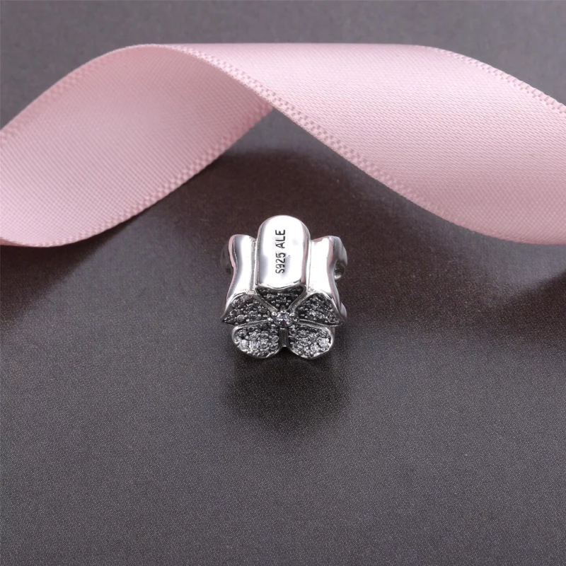 (image pour) Charm Pandora 791831NBP - Charm Fleur De Pommier Scintillante Femme - Afficher 4
