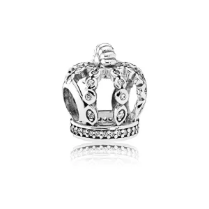 (image pour) Charm Pandora 792058CZ - Charm Couronne Argent Femme 