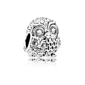 (image pour) Charm Pandora Conte de Fées 791966 - Charm Adorables Chouettes Femme 