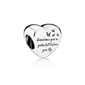 (image pour) Charm Pandora Conte de Fées 791967 - Charm Coeur de la Liberté Femme 