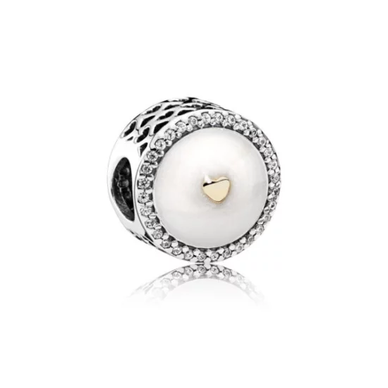 (image pour) Charm Pandora Moment 792073EN23 - Charm Coeurs de l'Amour 