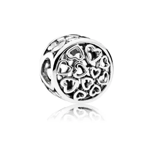 (image pour) Charm Pandora Moments de vie 791980 - Charm Sentiments Amoureux Ajouré Femme 