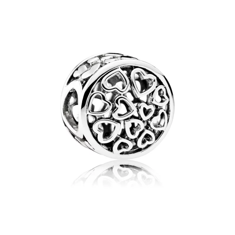 (image pour) Charm Pandora Moments de vie 791980 - Charm Sentiments Amoureux Ajouré Femme 