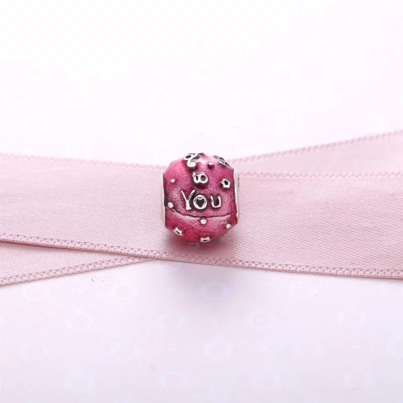 (image pour) Charm Pandora Moments de vie 791983EN117 - Charm Joyeux Anniversaire Femme - Afficher 4
