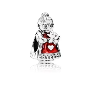 (image pour) Charm Pandora Noël Magique 792005EN07 - Charm Mère Noël 