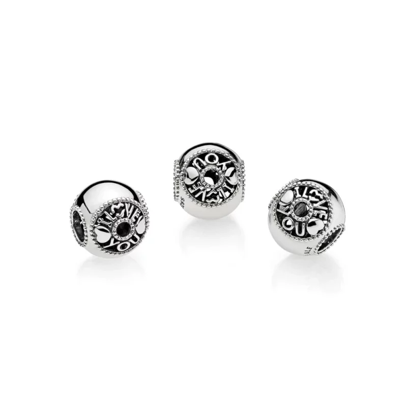 (image pour) Charm Parler d'amour en Argent PANDORA France - 796601 - Afficher 2