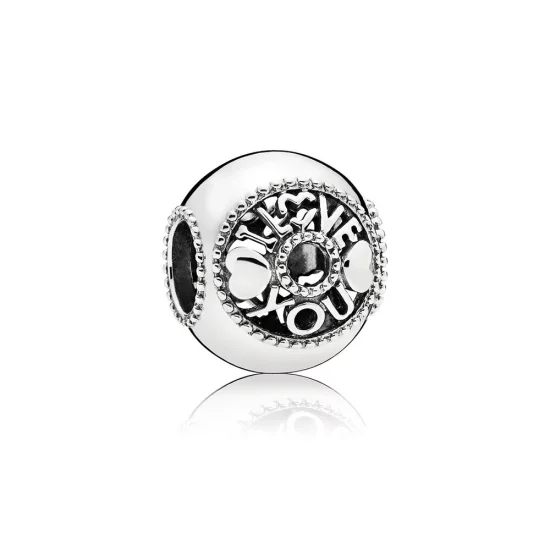 (image pour) Charm Parler d'amour en Argent PANDORA France - 796601