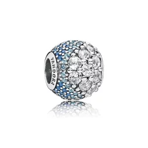 (image pour) Charm Pavé Enchanté Bleu PANDORA France - 797032NABMX