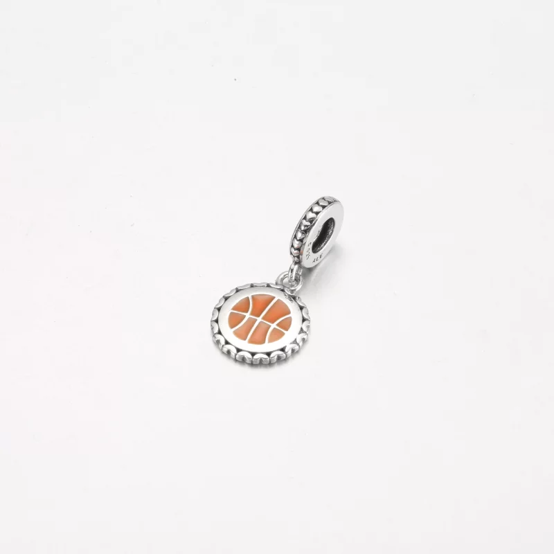 (image pour) Charm pendant Basketball en Argent PANDORA France - ENG792018_18 - Afficher 5