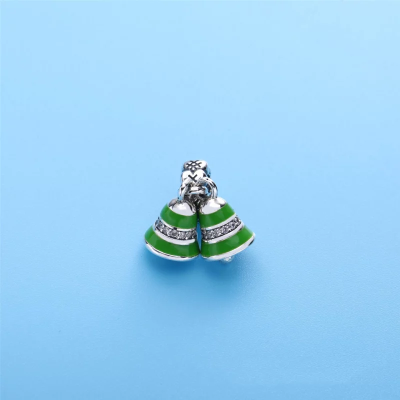 (image pour) Charm pendant Clochettes Vertes en Argent PANDORA France - 791230A - Afficher 2