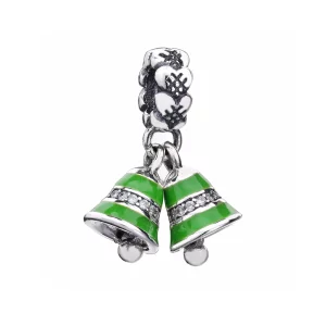 (image pour) Charm pendant Clochettes Vertes en Argent PANDORA France - 791230A