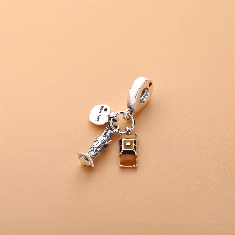 (image pour) Charm pendant Faits saillants à New York en Argent PANDORA France - 797198ENMX - Afficher 3