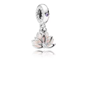 (image pour) Charm pendant Fleur de lotus sereine en Argent PANDORA France - 797259CZ