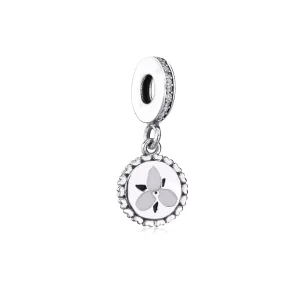 Charm pendant Fleur de trille en Argent PANDORA France - ENG792018_10 (image pour) Charm pendant Fleur de trille en Argent PANDORA France - ENG792018_10