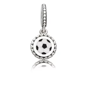 Charm pendant Football en Argent ENG792018_16 PANDORA France (image pour) Charm pendant Football en Argent ENG792018_16 PANDORA France