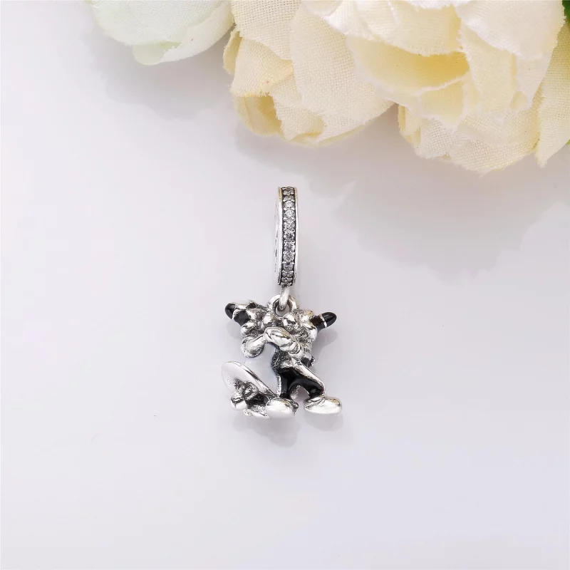 (image pour) Charm pendant Mickey et Minnie en Argent PANDORA France - 7501057371846P - Afficher 3