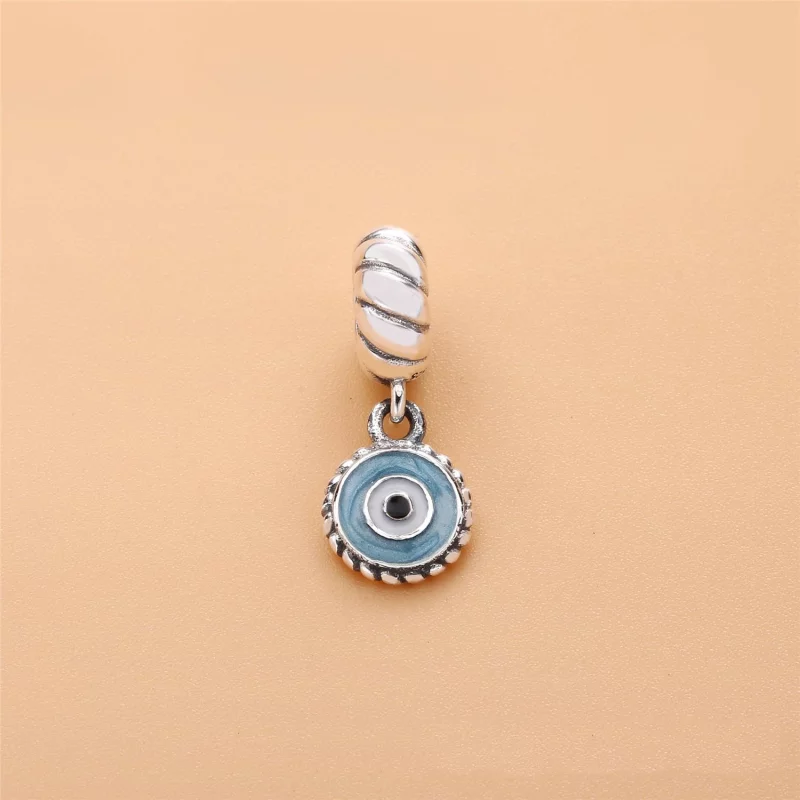 (image pour) Charm pendant Oeil bleu en Argent PANDORA France - 790529EB - Afficher 2