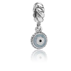 Charm pendant Oeil bleu en Argent PANDORA France - 790529EB (image pour) Charm pendant Oeil bleu en Argent PANDORA France - 790529EB
