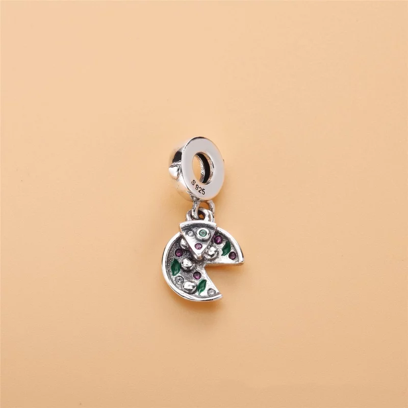 (image pour) Charm pendant Passion pour la pizza en Argent 797443CZ PANDORA France - Afficher 2