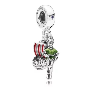 (image pour) Charm pendant Peter Pan en Argent PANDORA France - 7501057371847P
