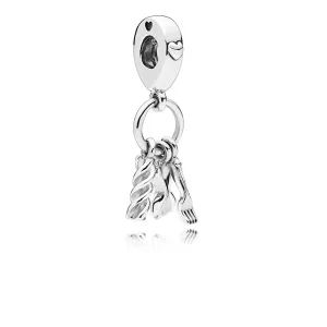 (image pour) Charm pendant Pâtes d'amour en Argent 797435 PANDORA France