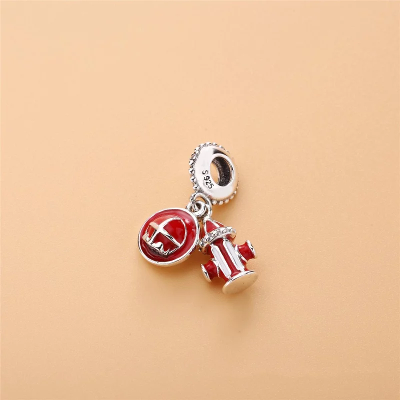 (image pour) Charm pendant Pâtes d'amour en Argent PANDORA France - 797632ENMX - Afficher 2
