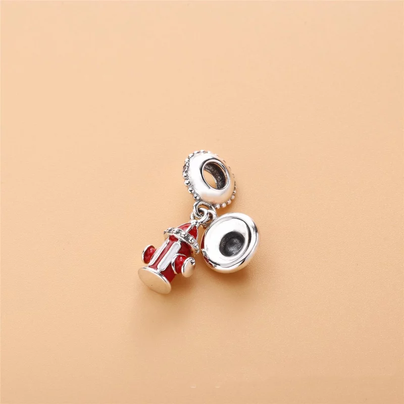(image pour) Charm pendant Pâtes d'amour en Argent PANDORA France - 797632ENMX - Afficher 3