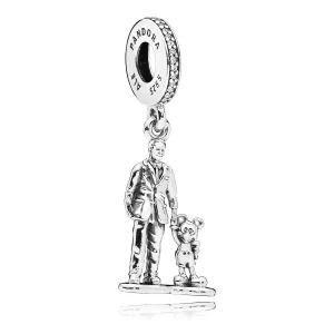 (image pour) Charm pendant Walt Disney et Mickey Mouse en Argent PANDORA France - 7501057371557P