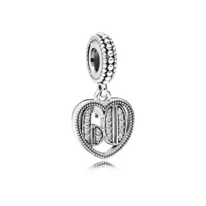 (image pour) Charm pendentif 60 Années d’Amour PANDORA France