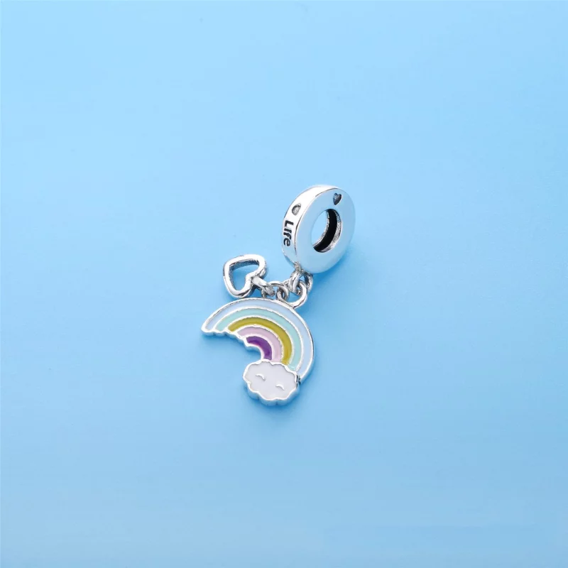 (image pour) Charm pendentif Arc-en-Ciel de l’Amour PANDORA France - 797016ENMX - Afficher 3