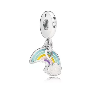 (image pour) Charm pendentif Arc-en-Ciel de l’Amour PANDORA France - 797016ENMX