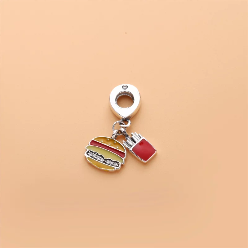 (image pour) Charm pendentif Burger et Frites PANDORA France - 797211ENMX - Afficher 2