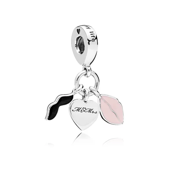 (image pour) Charm pendentif Couple d’Amoureux PANDORA France - 797273ENMX