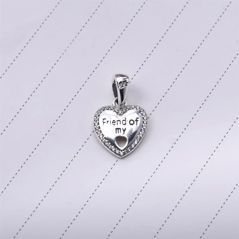 (image pour) Charm Pendentif Cœurs de l'Amitié - PANDORA - 792147CZ - Afficher 2