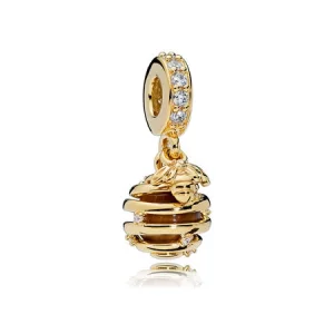 Charm pendentif Douce comme le Miel PANDORA Shine™ - 767044CZ (image pour) Charm pendentif Douce comme le Miel PANDORA Shine™ - 767044CZ