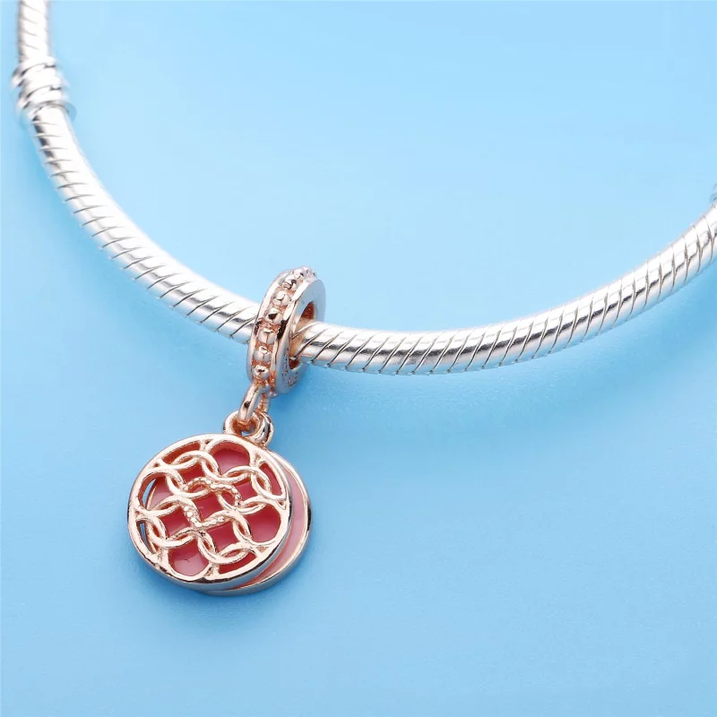 (image pour) Charm pendentif Farandole de l’Amour PANDORA France - 787040EN153 - Afficher 4