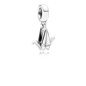 (image pour) Charm Pendentif Grue en Origami - 791953