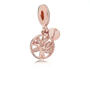 (image pour) Charm Pendentif Héritage Familial PANDORA Rose - 781728CZ