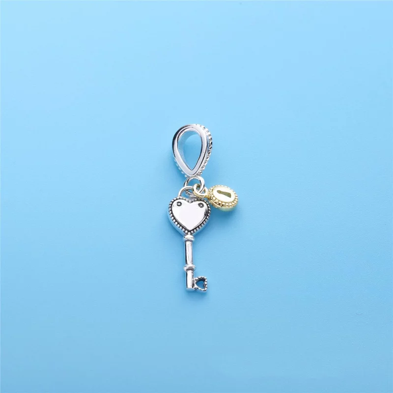 (image pour) Charm pendentif La Clé de mon Cœur PANDORA France - 796593 - Afficher 2
