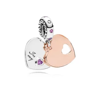 (image pour) Charm pendentif Partie de Mon Cœur PANDORA France - 787235CFP