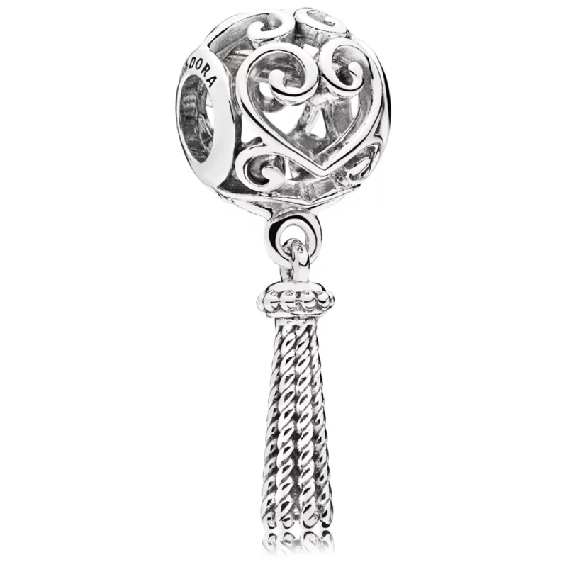 (image pour) Charm pendentif Pompon et Cœur Enchantés PANDORA France - 797037