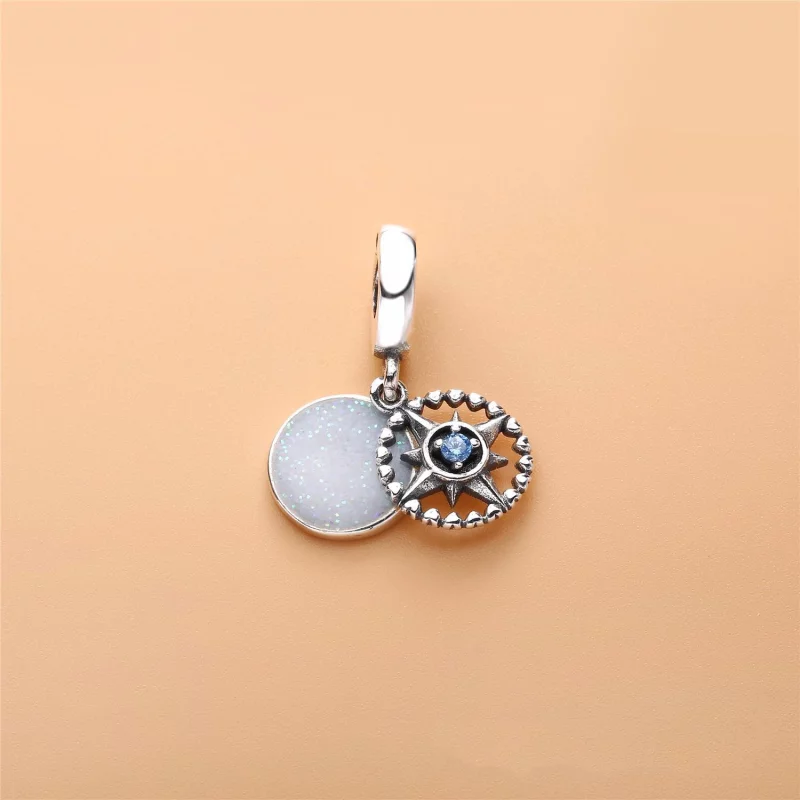 (image pour) Charm pendentif Rose des Vents PANDORA France - 797196EN23 - Afficher 3