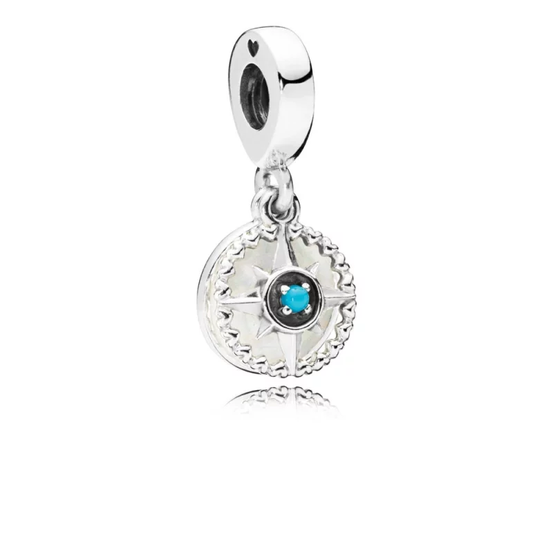 (image pour) Charm pendentif Rose des Vents PANDORA France - 797196EN23